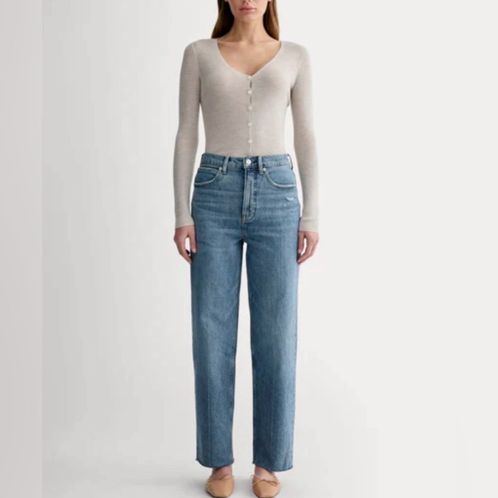Everlane The Way High Jean Light Blue